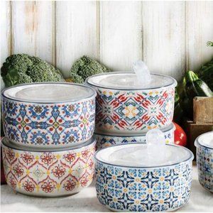 Bowls with Lids, 6-pack